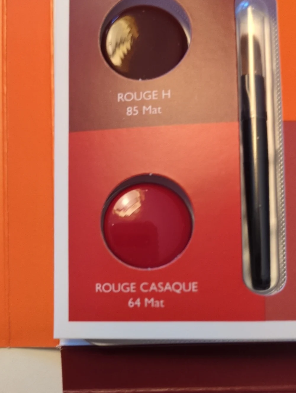 Hermès Paris L'orange Passe Au Rouge Orange Turns Red Lipstick Samples New